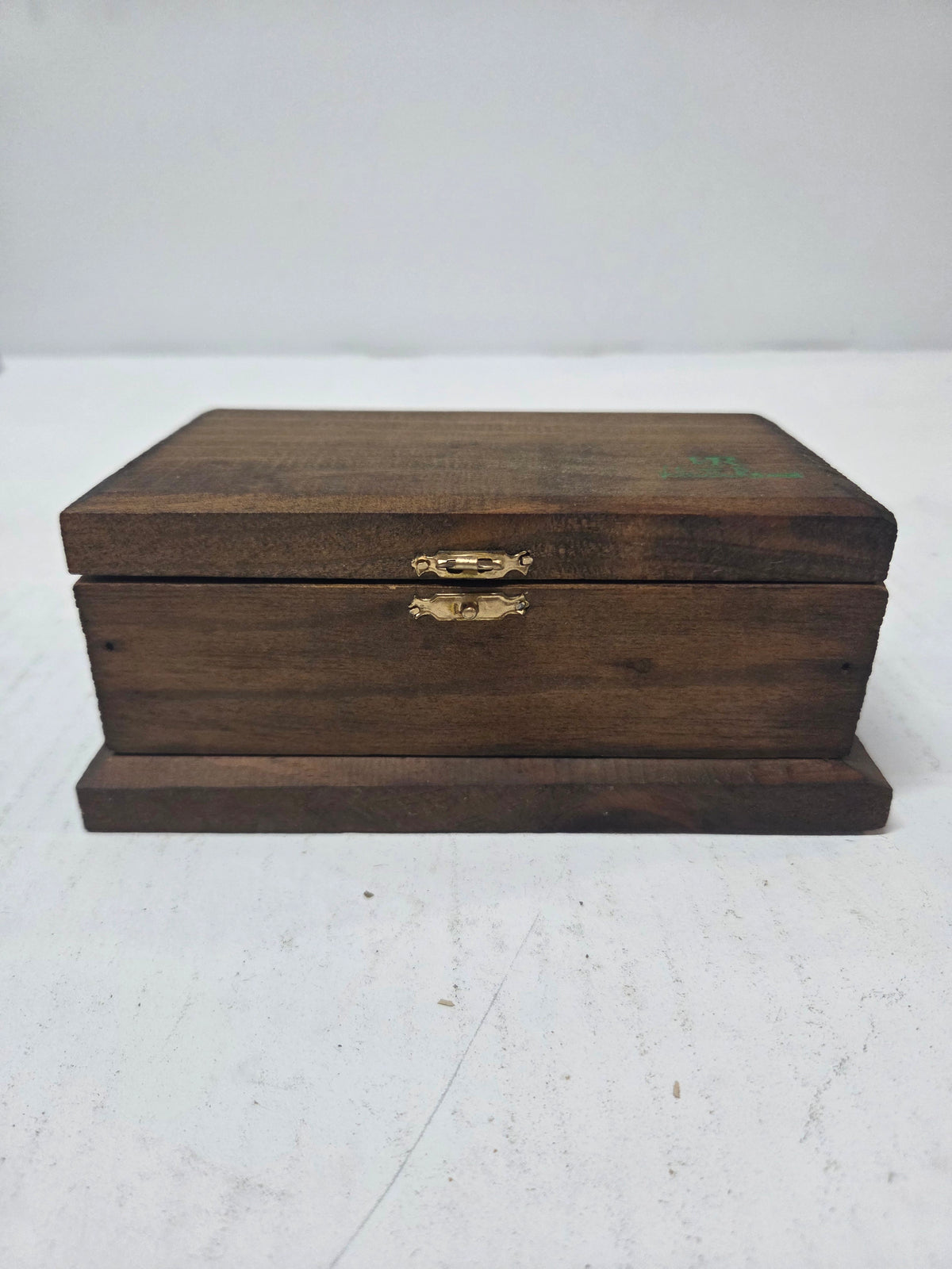 Caja Joyero de Madera de Autor. Objeto de Artesanía Firmado por Vicente Ramos