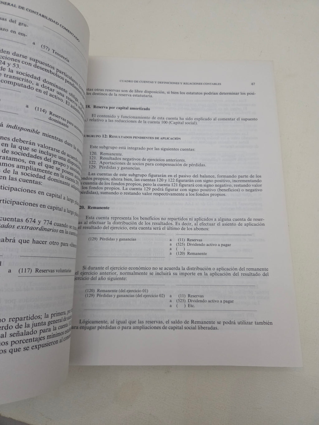 Plan General de Contabilidad Comentado 4ª Edición