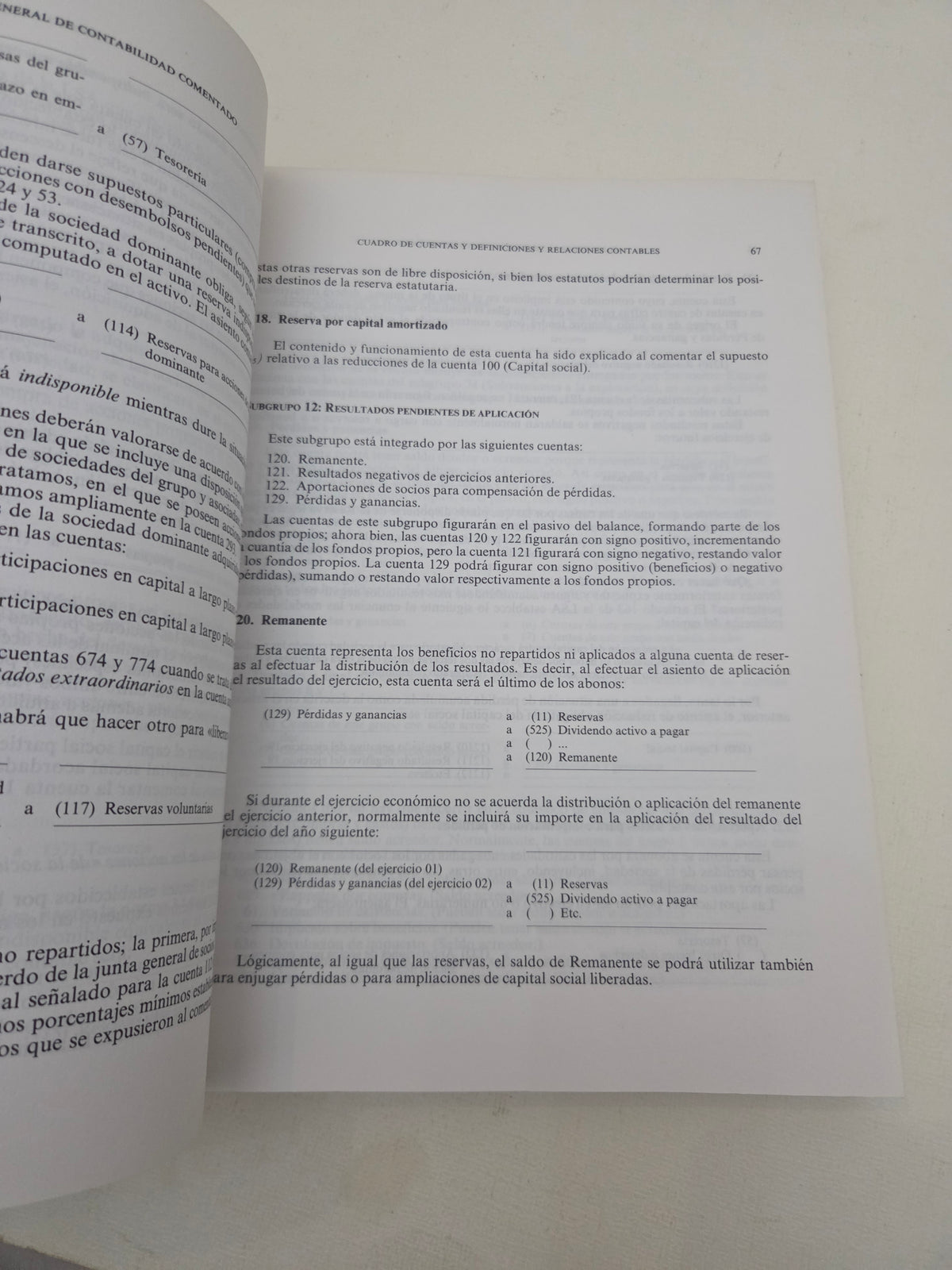 Plan General de Contabilidad Comentado 4ª Edición