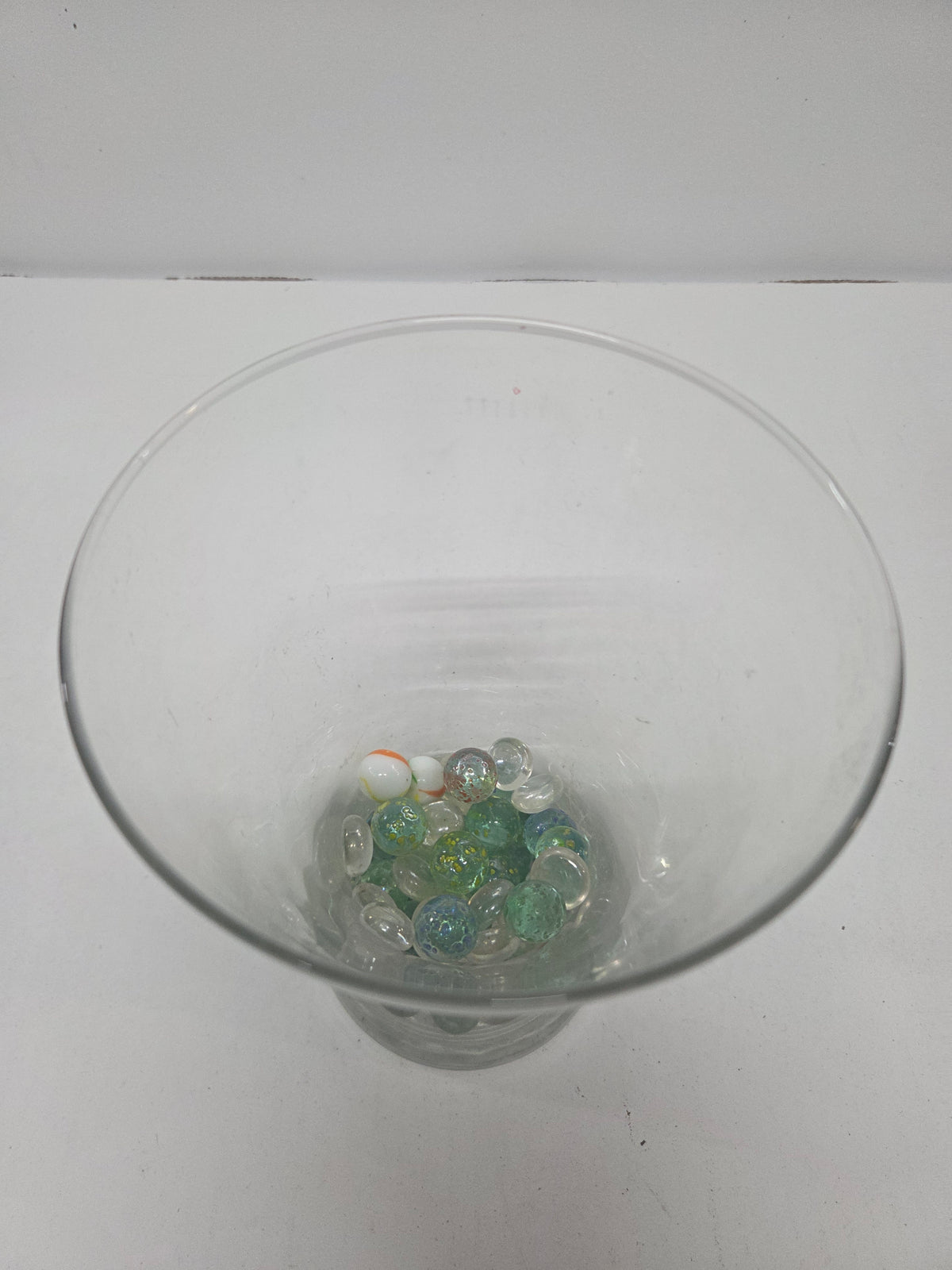 Jarrón Florero de Cristal Transparente