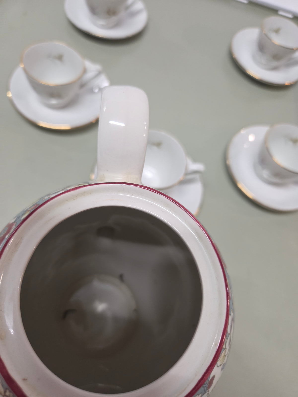 Juego de café vintage de porcelana Porzelanit