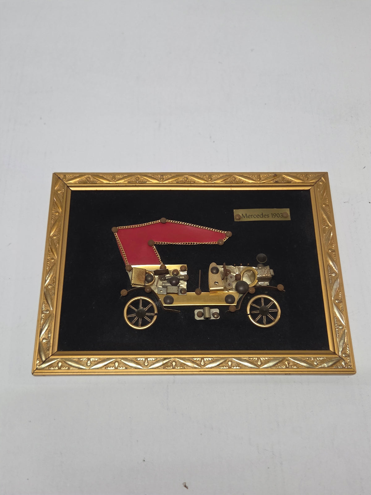 Cuadro Decorativo Vintage 3D – Mercedes 1903