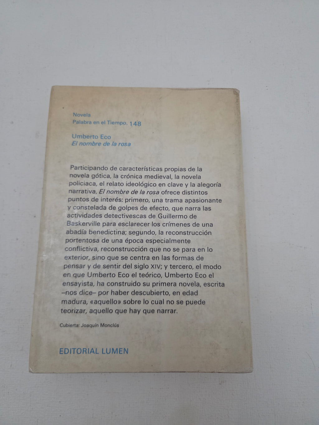 El nombre de la rosa – Umberto Eco