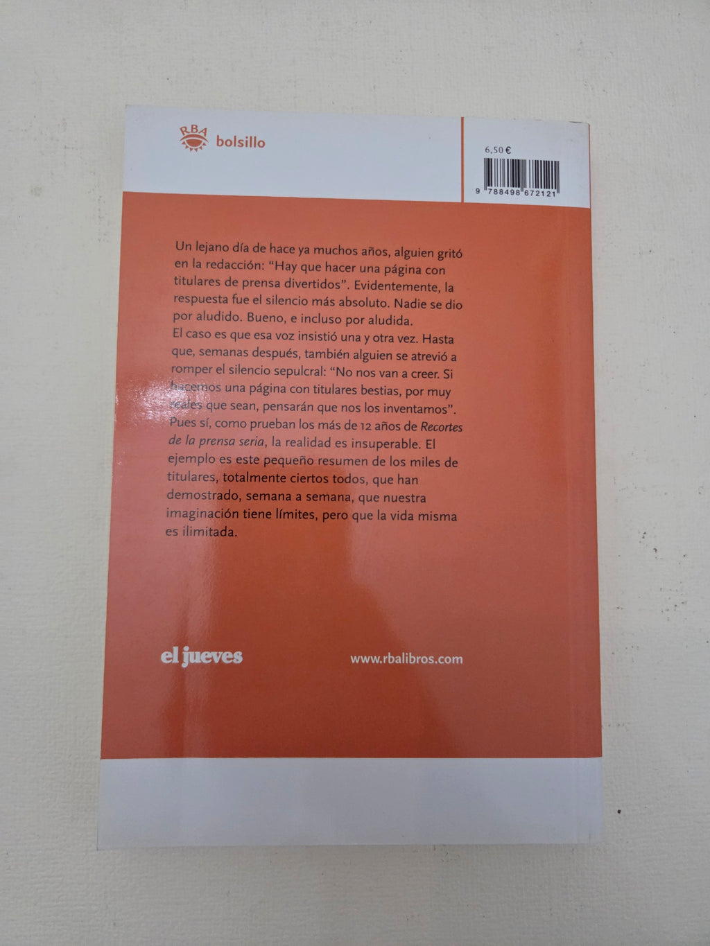 Recortes de la Prensa Seria - El Jueves.