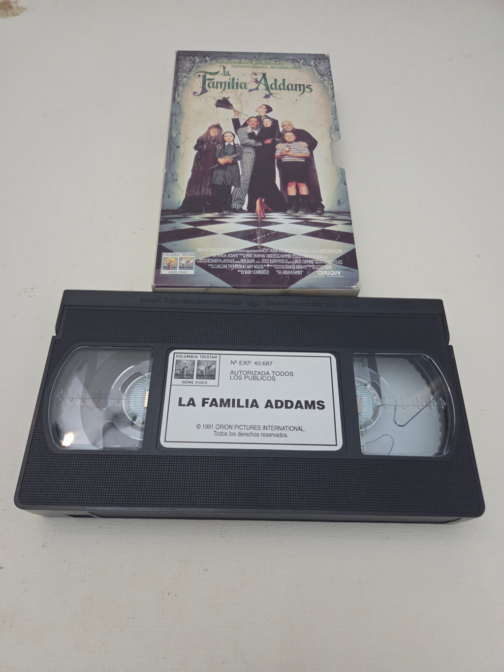 Cinta VHS La Familia Addams (1991)