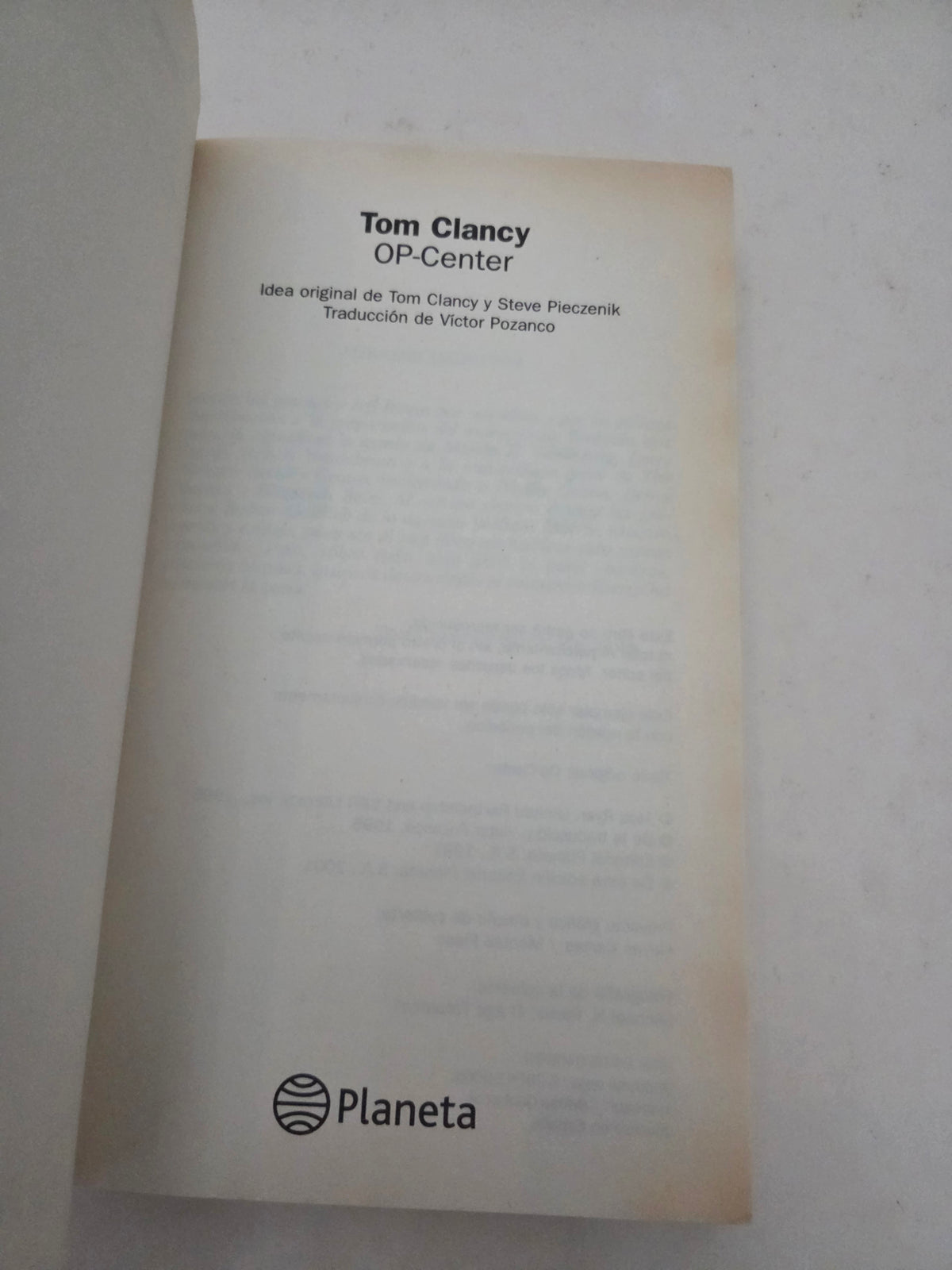 OP-Center - Tom Clancy