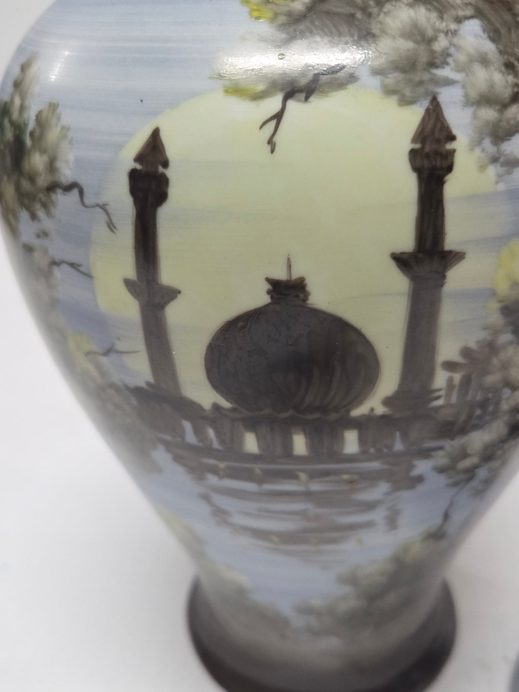 Jarrón Tibor de Cerámica Pintado a Mano