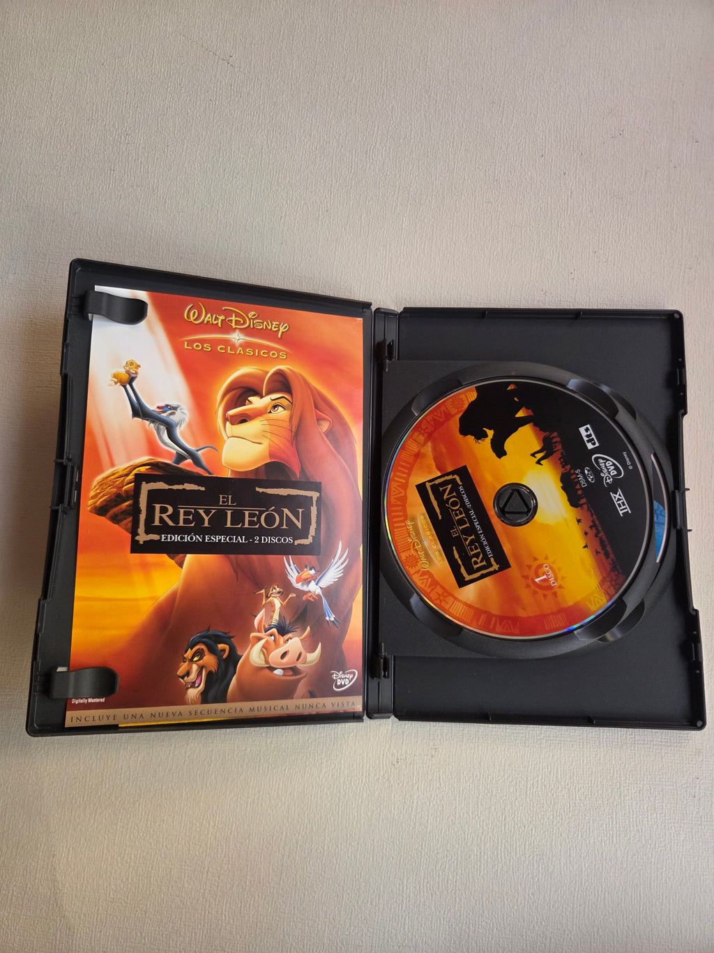 DVD El rey León