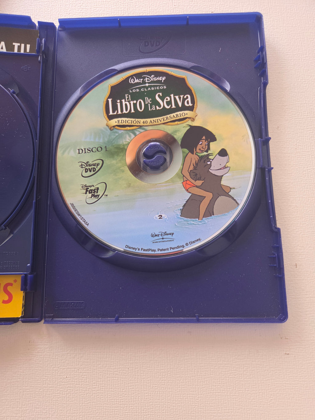 DVD El libro de la selva.