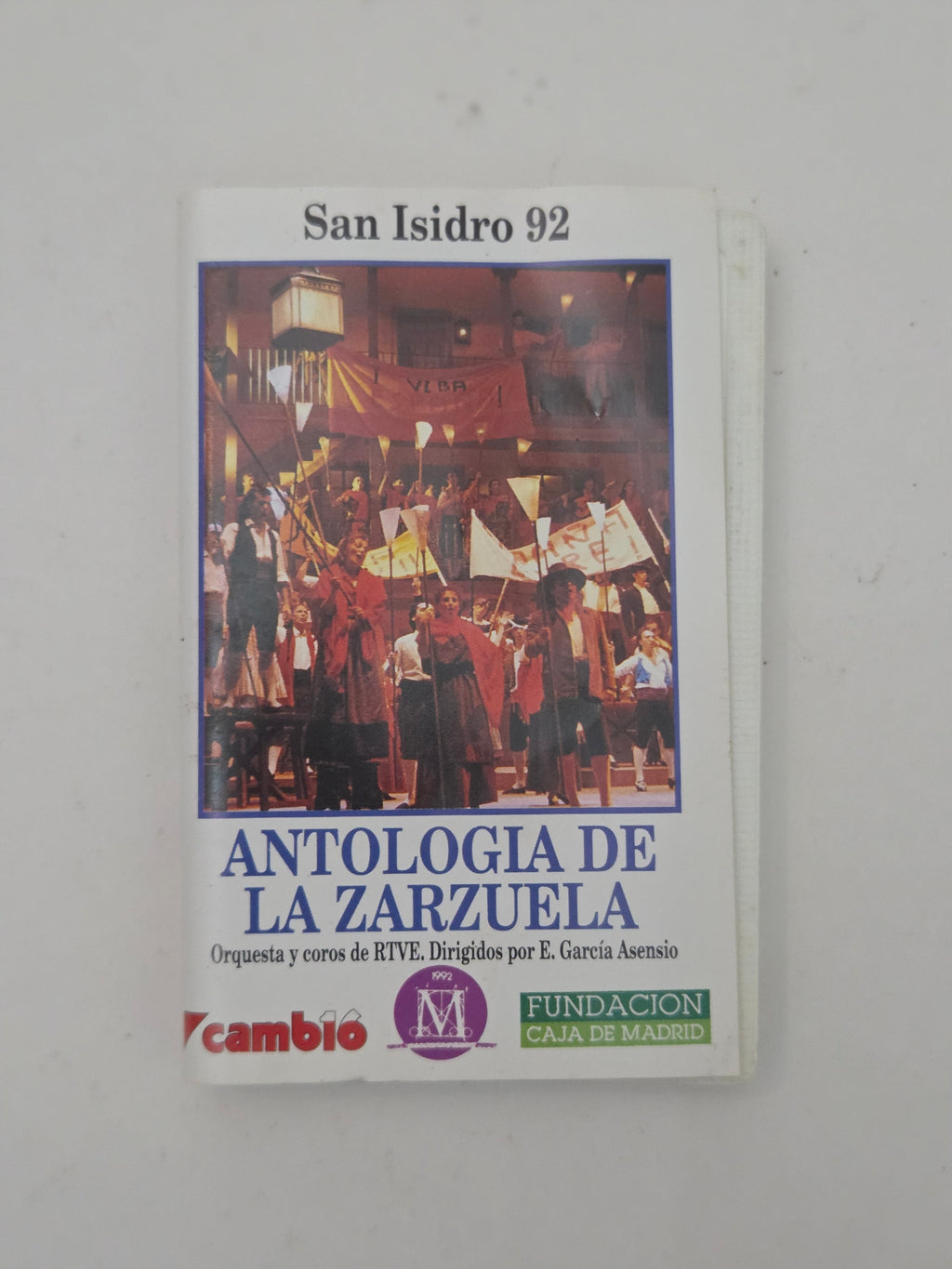 Cassette Antología de la Zarzuela - San Isidro 92