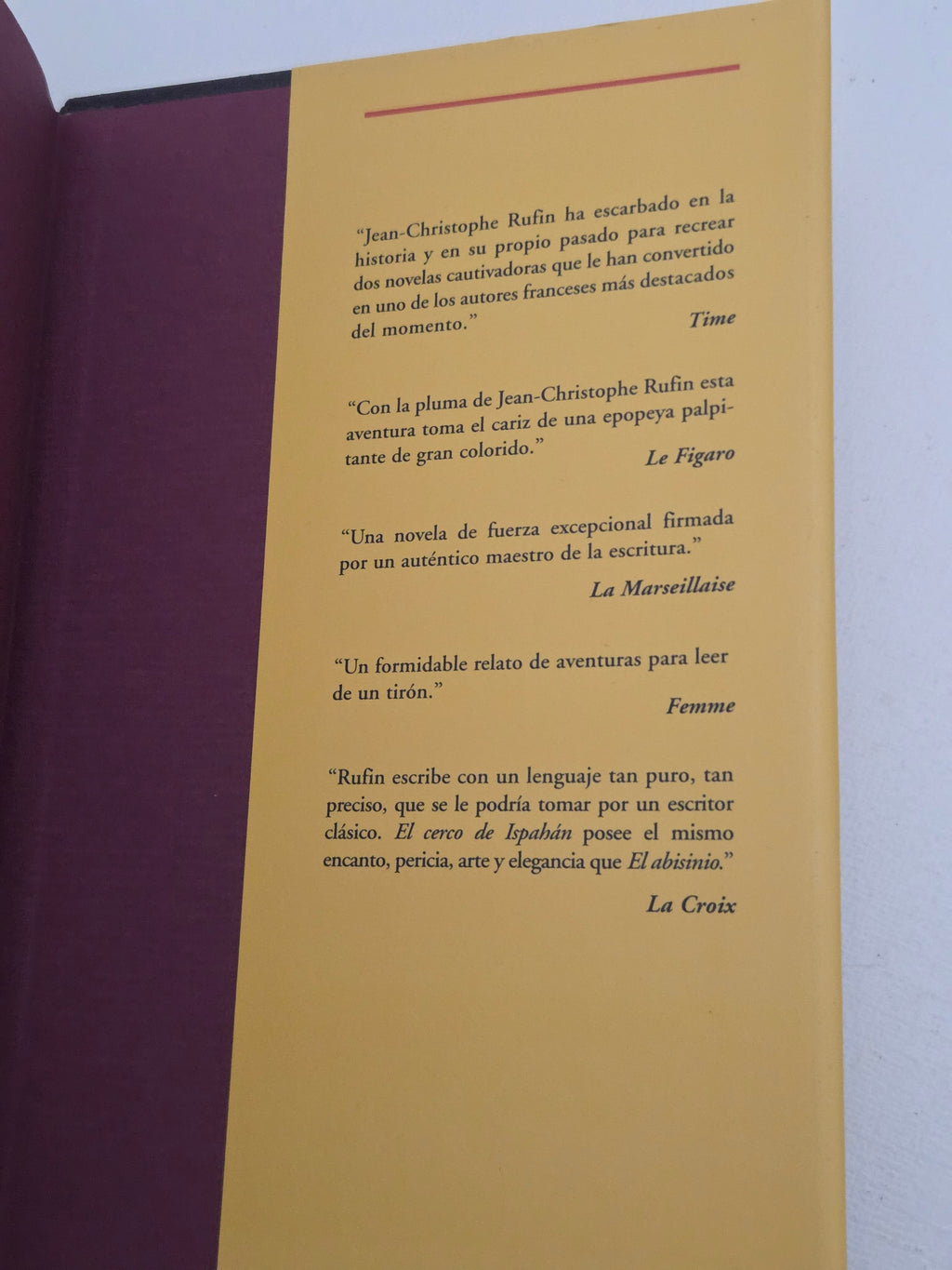 "El Cerco de Ispahán" - Jean-Christophe Rufin