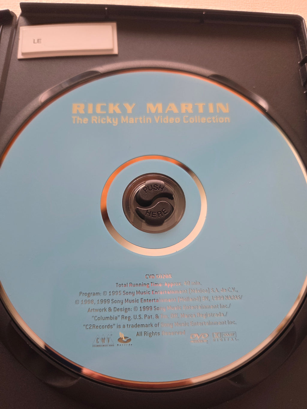 DVD de Ricky Martín