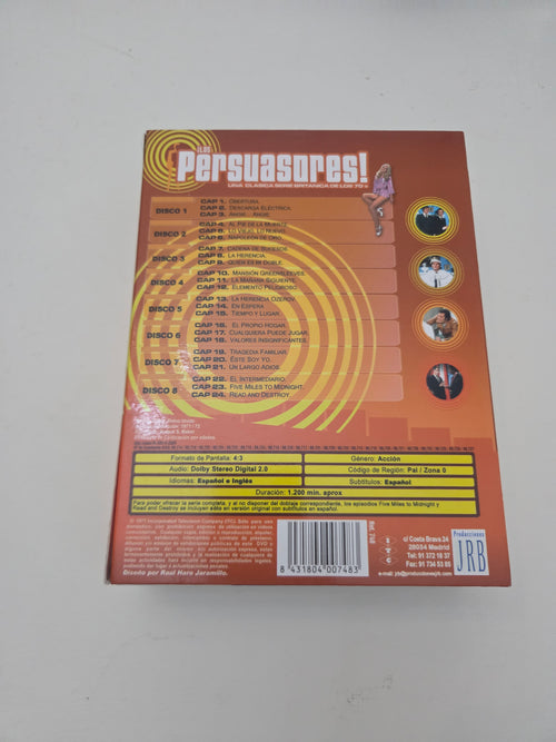 8 DVDs de Los Persuasores.