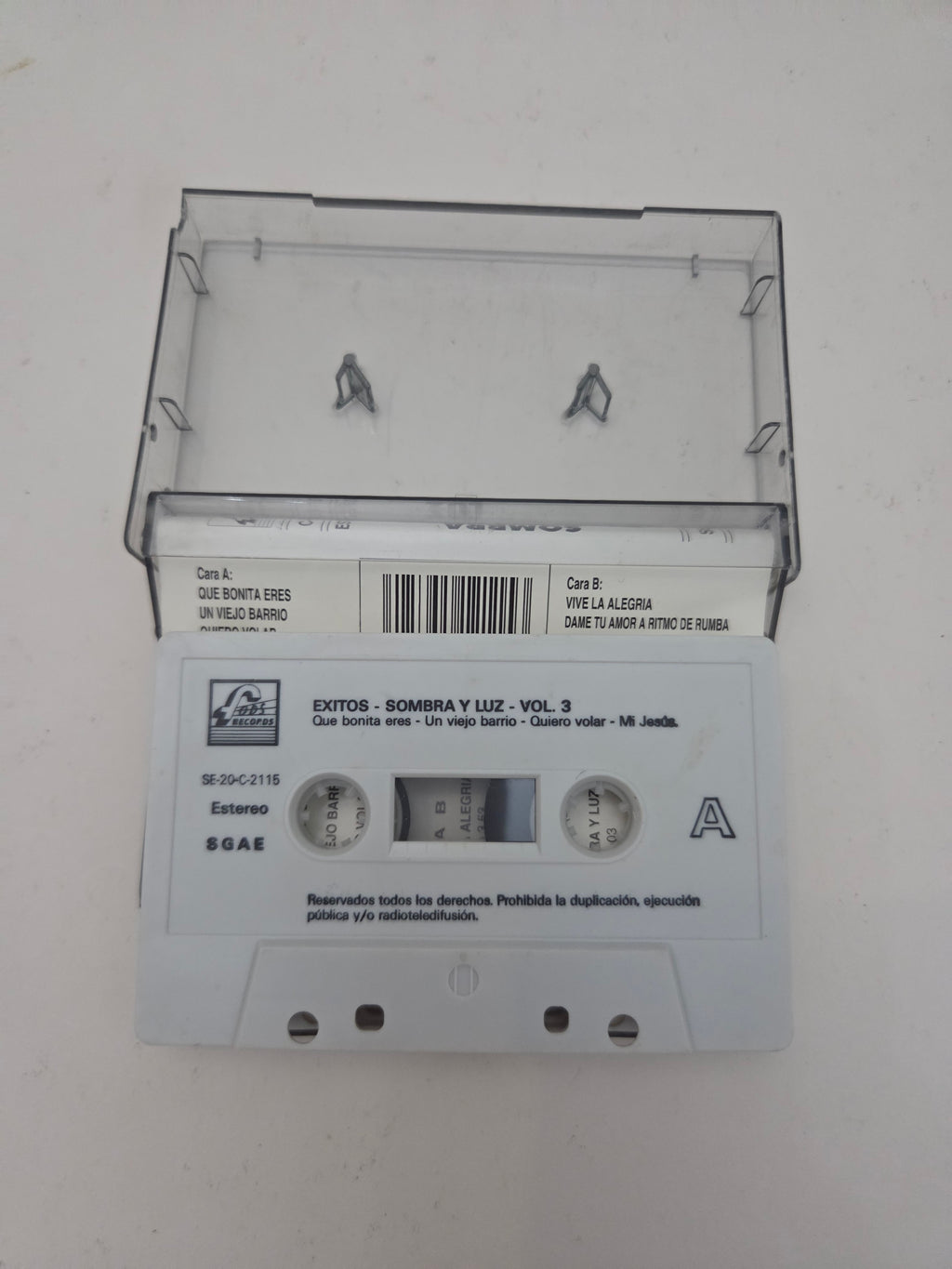 Cassette Sombra y Luz – Grandes Éxitos