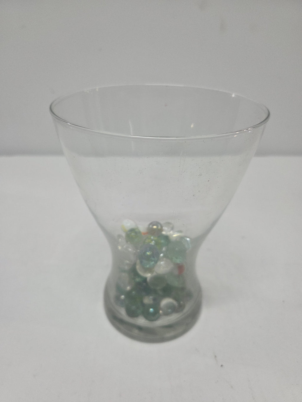 Jarrón Florero de Cristal Transparente