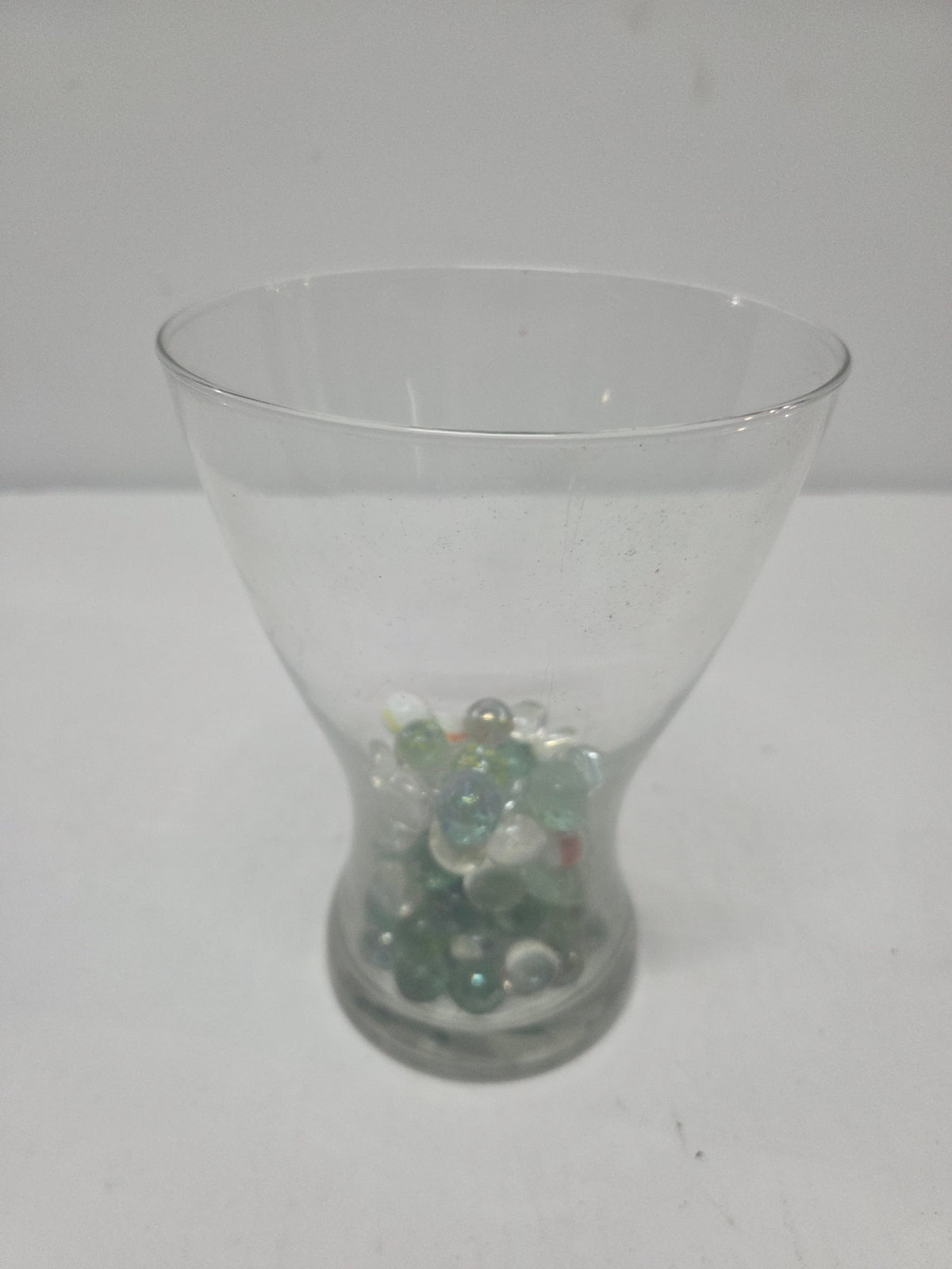 Jarrón Florero de Cristal Transparente