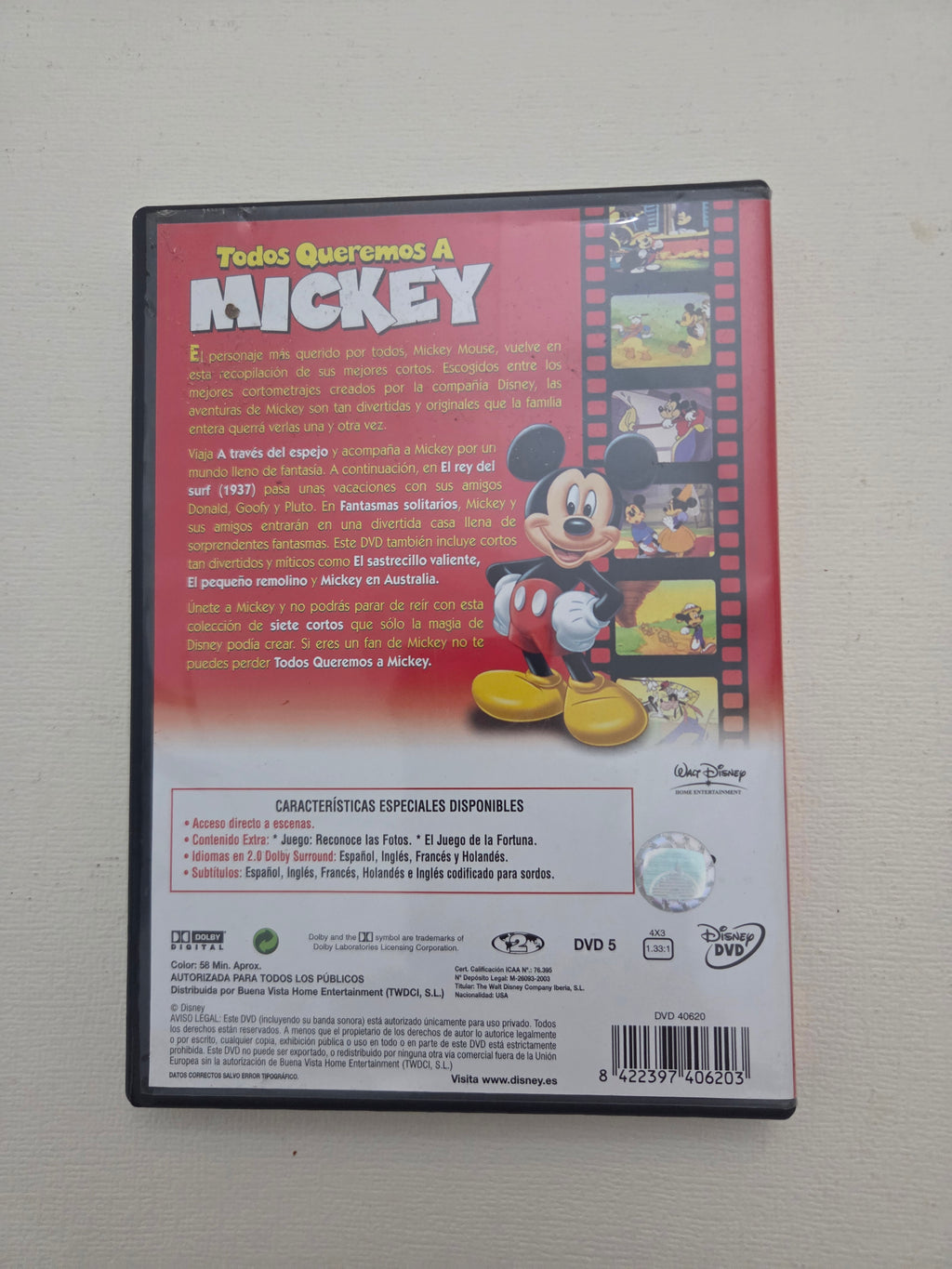 DVD Todos queremos a Mickey