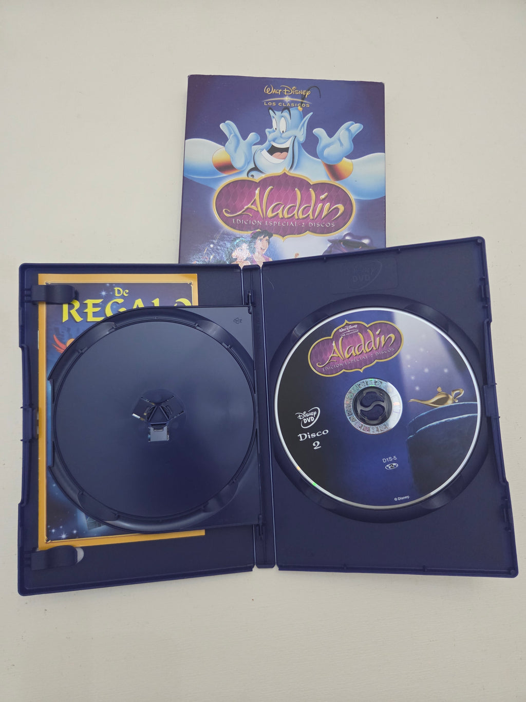 DVD Aladdín.